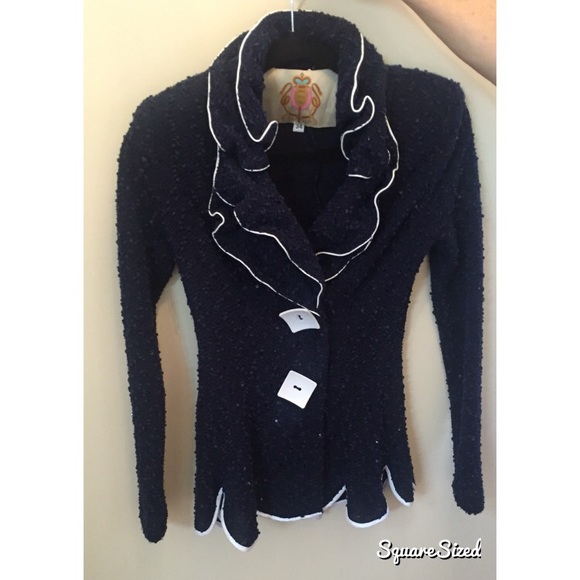 Paola Poggi Italy Jacket/Blazer; Fits size 0-4