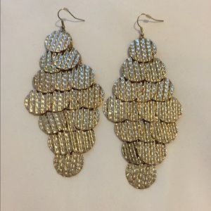 Gold earrings (not real gold)