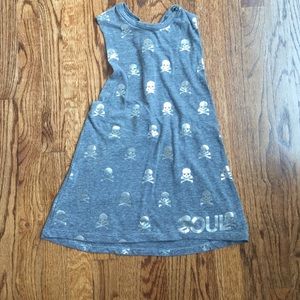 Soulcycle grey braided back tank like new