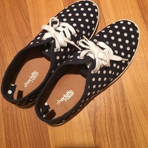 Polka dot sneakers