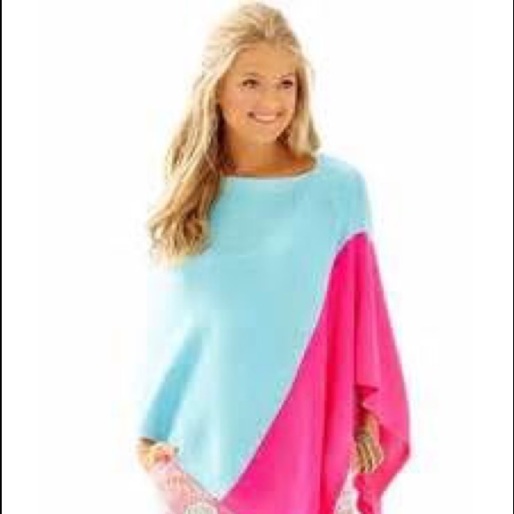 Lilly Pulitzer poncho.