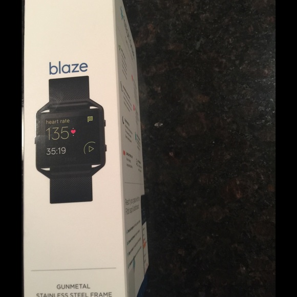 FItbit Blaze Smart Fitness Watch Gunmetal