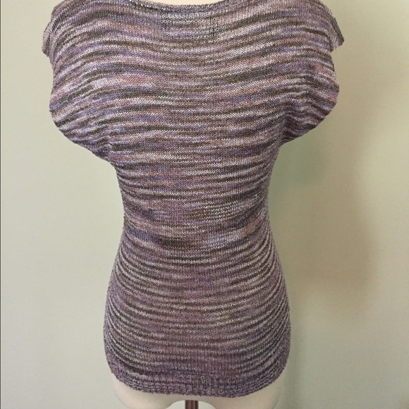 SOLD ✅ Fern Wayne Lavender Cotton Knit Sweater - Picture 4 of 4