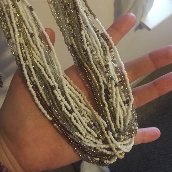 Beaded boho necklace