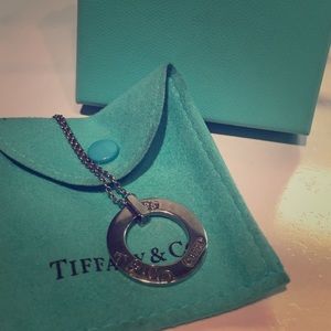 Tiffany & Co 1837 Silver Pendant Necklace
