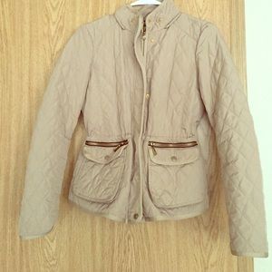 Zara basics quilted coat