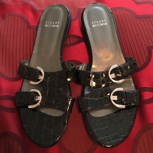 Stuart Weitzman Black sandals Size 8