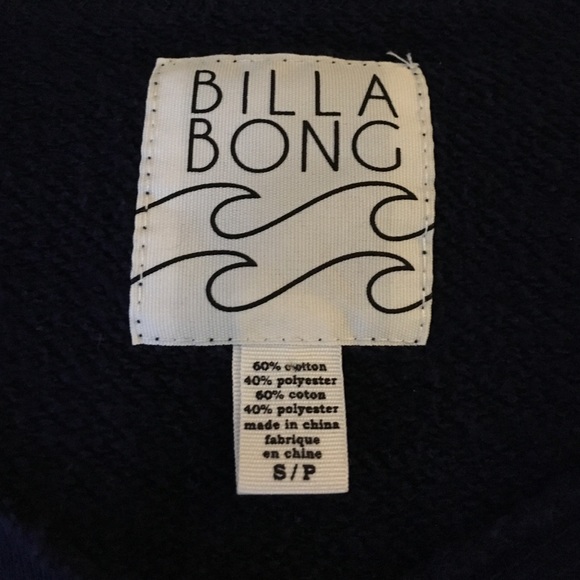 BillaBong sweat shirt small crop