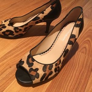 Johnston & Murphy cheetah heels