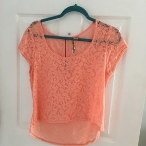Pink/coral shirt from random boutique