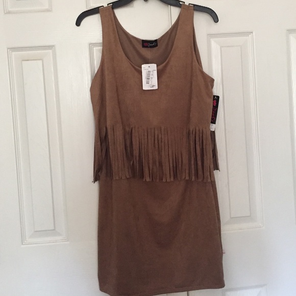 Brown dress size large