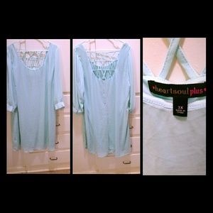 Mint green mod dress