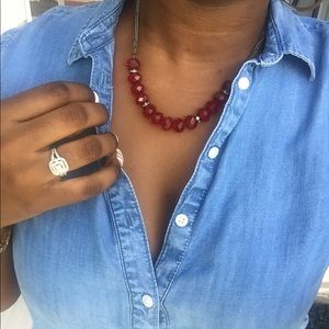 Ruby Red Necklace