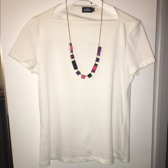 ✨SALEEE✨♠️Kate Spade Saturday white top♠️