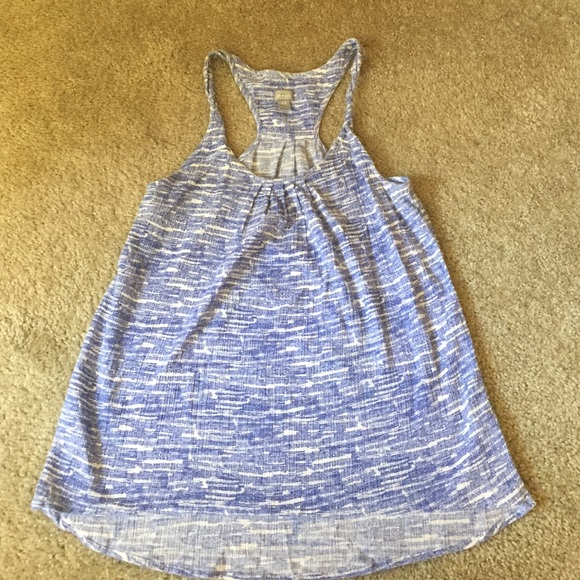 Ladies Converse brand blue racer back tank top