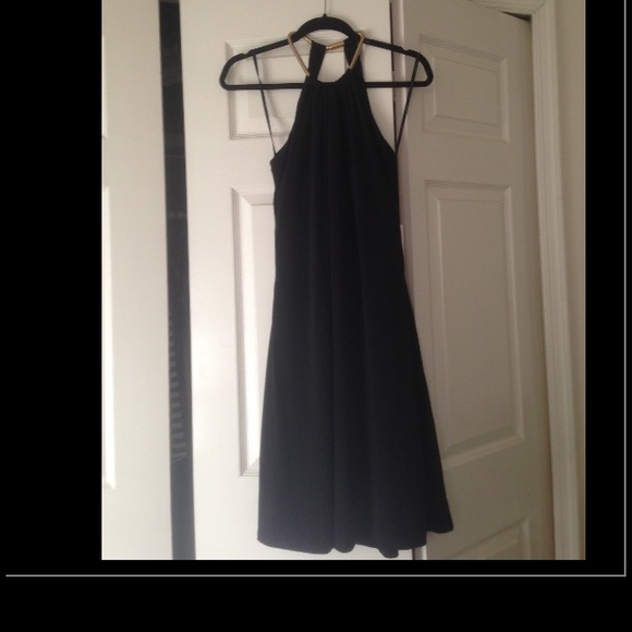 NWT Calvin Klein black Halter Dress Sz 12