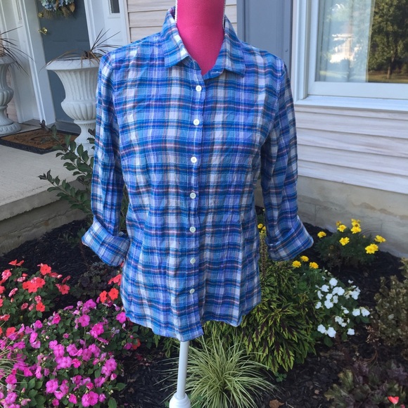 πJ CREWπ Perfect Fall Flannel! - Picture 2 of 4