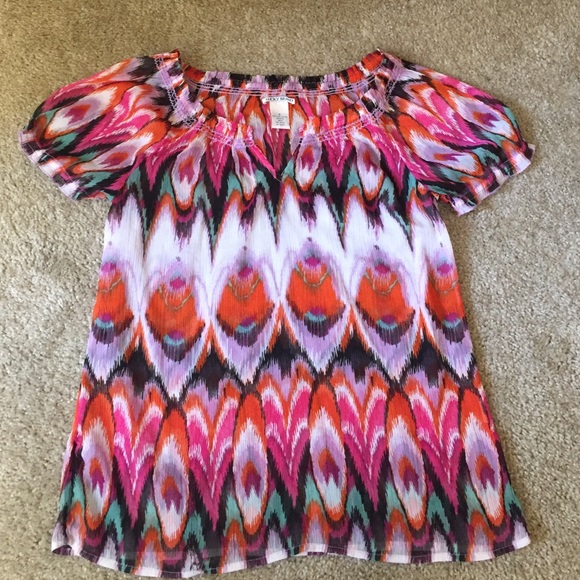 Lucky brand multi color tunic