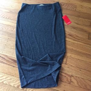 Forever 21 Dark Gray Pencil Skirt
