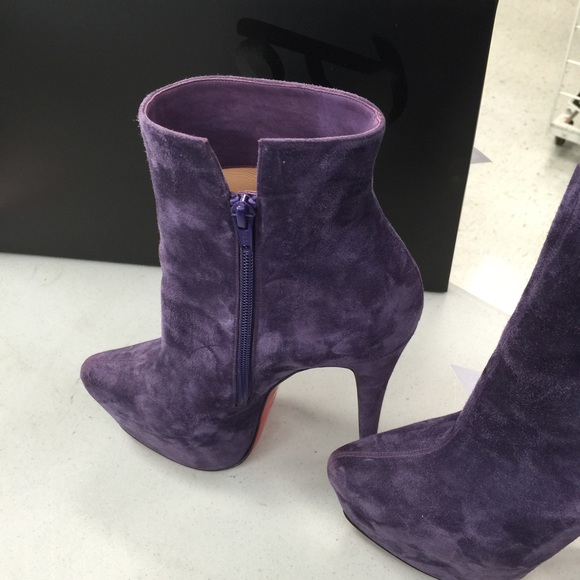 Authentic Christian Louboutin Purple Suede!