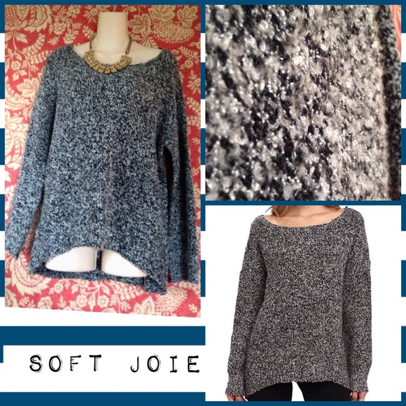 Joie Sweaters - Soft Joie Atticus scoop neck sweater hi-low