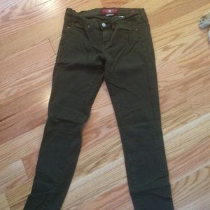 Lucky brand olive jeans