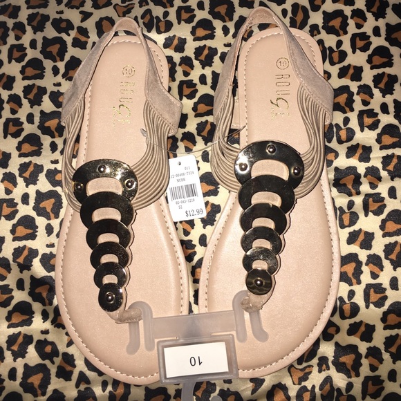 Nude Thong Sandals