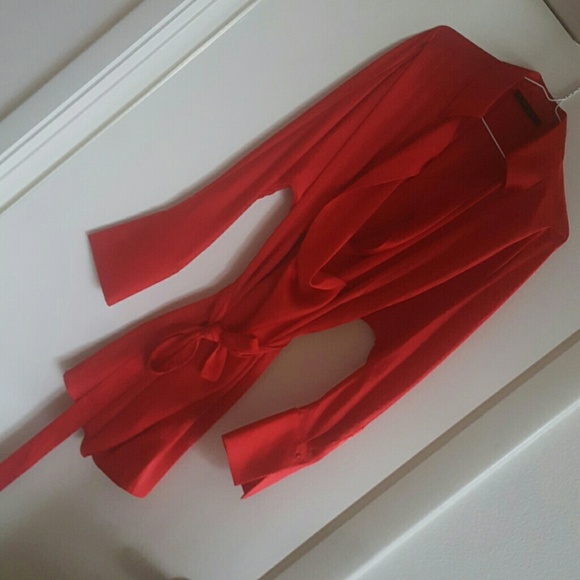 Satin shirt dress - Picture 3 of 4