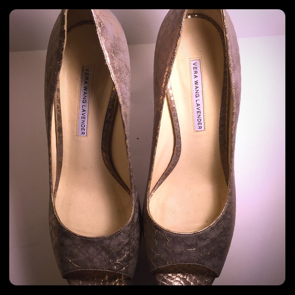Vera Wang Lavender Platforms
