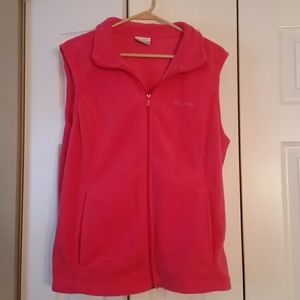 Columbia pink vest