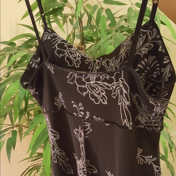 BCBG Black Floral Dress - Picture 3 of 8