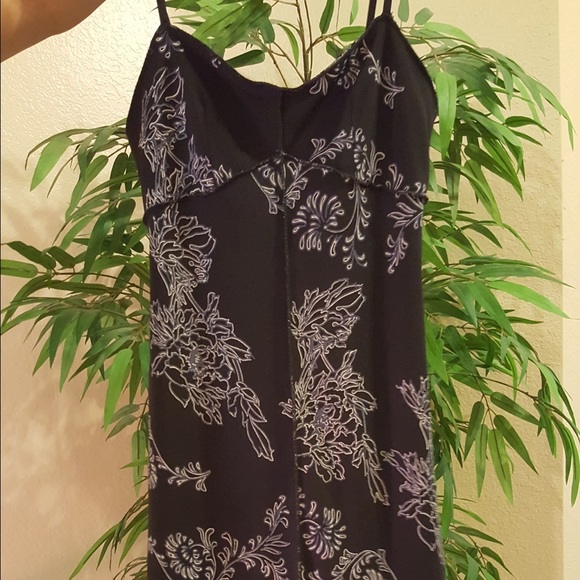BCBG Black Floral Dress - Picture 4 of 8