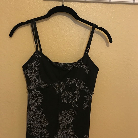 BCBG Black Floral Dress - Picture 6 of 8