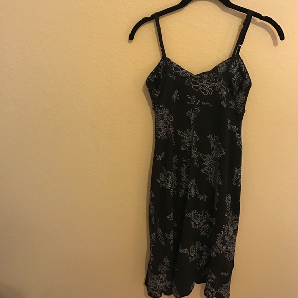 BCBG Black Floral Dress - Picture 8 of 8