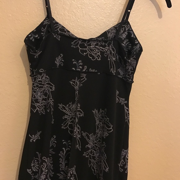 BCBG Black Floral Dress - Picture 7 of 8