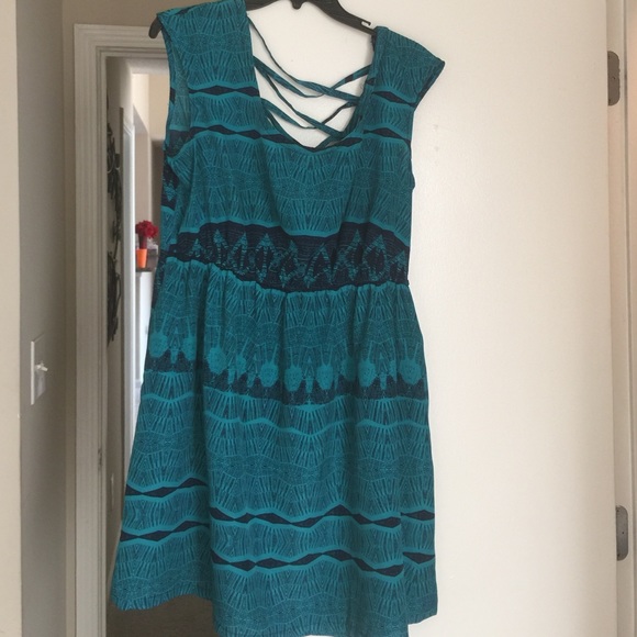 Ocean wave dress
