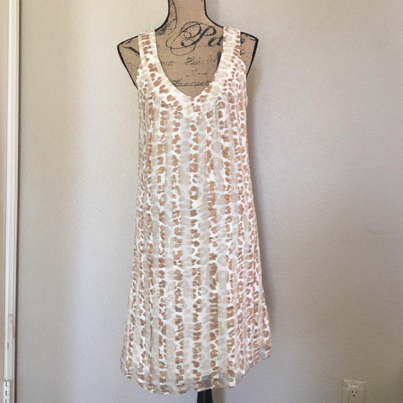 Rory Becca - 100% silk leopard dress top - Medium