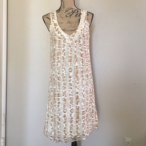 Rory Becca - 100% silk leopard dress top - Medium