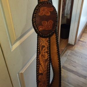 Hand made western belt.