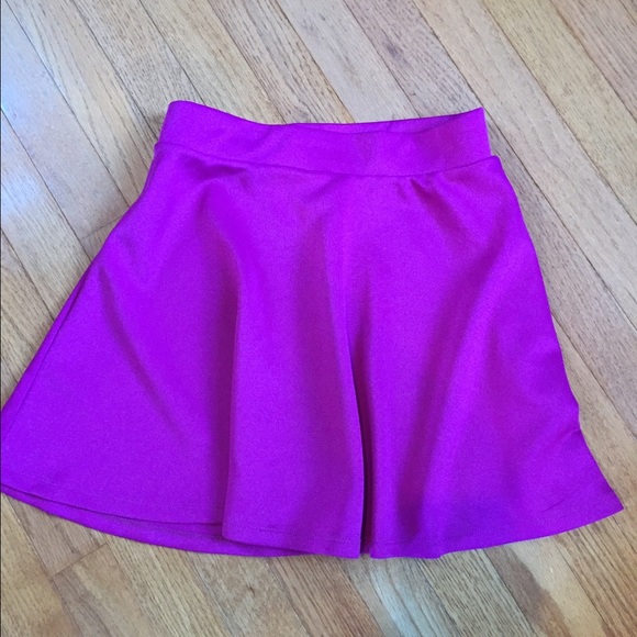 Bright Purple Skater Skirt