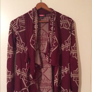 Printed Cardigan