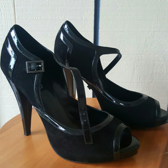 Aldo Mary Jane peep toe heels