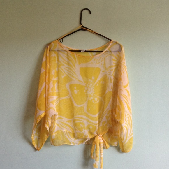 Sheer off the shoulder blouse
