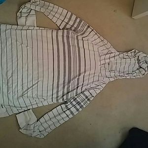 XL male striped hoodie