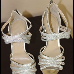 Aldo silver heels