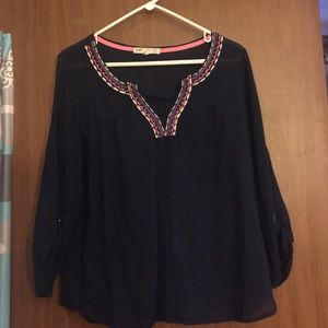 3/4 length sleeves, light weight fit!