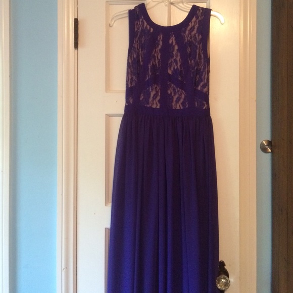 Purple formal dress