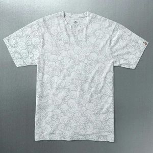 RARE Vans x Murakami T-Shirt Silver Skulls NWT