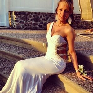 Cut out prom dress