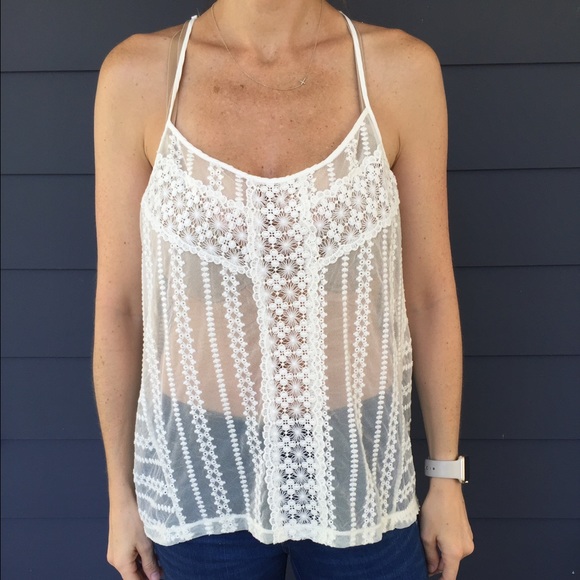 Lace cami - great base layer!